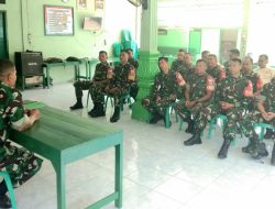 Jam Komandan, Danramil 421-06/Natar Berikan Penekanan Netralitas Pilkada Kepada Anggota TNI