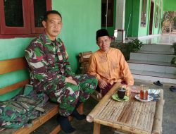 Babinsa Koramil 421-06/Natar Komsos Bersama Ustad, Bahas Kerukunan Beragama