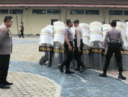 Kapolres Lampung Selatan Cek Latihan Dalmas, Persiapkan Pengamanan Pilkada