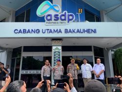 Tinjau Pelabuhan Bakauheni Sambut Nataru 2024, Karoops Polda Lampung: Kami Siap Amankan Nataru