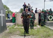 Kodim 0421/Lamsel Gelar Upacara Pemakaman Militer Anggota Veteran Pejuang Kemerdekaan RI