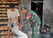 Babinsa Koramil 421-06/Natar Gelar Komsos Bersama Warga Pembuat Tahu