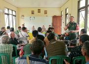 Koramil 421-06/Natar, Kodim 0421/Lamsel Bersinergi dengan Bulog dan Dinas Pertanian Gelar Sosialisasi Penyerapan Gabah Petani