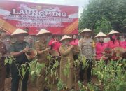 Danramil 421-06/Natar Hadiri Kegiatan Launching Penguatan Program Pekarangan Pangan Lestari