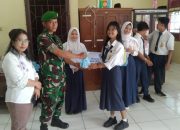 Bulan Ramadhan, Babinsa Koramil 421-06/Natar Monitoring Pendistribusian Makan Bergizi Gratis