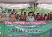 Fraksi PKB DPRD Lamsel Yudi Suprayoga SE., Gelar Reses Pertama Tahun 2025 di Kecamatan Ketapang Lamsel