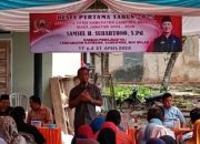 Fraksi PDI-Perjuangan DPRD Lamsel Samsul H. Suhartono, SPd., Gelar Reses di Desa Sidoasri Kecamatan Candipuro