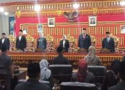 DPRD Lamsel Gelar Paripurna Pengumuman Hasil Penetapan Bupati dan Wakil Bupati Terpilih