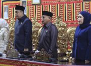 Anggota DPRD Lamsel Gelar Rapat Paripurna Pengumuman Usulan Pemberhentian Bupati dan Wakil Bupati Kabupaten Setempat