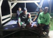 Pastikan Wilayah Aman Babinsa 421-06/Natar Cek Siskamling