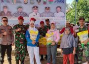 Koramil 421-06/Natar, Gelar Gerakan Pangan Murah Bersama Bulog, Disambut Antusias Warga