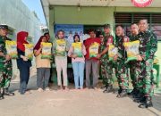 Koramil 421-06/Natar Gelar Bazar Beras Murah Dan Jaga Ketahanan Pangan