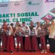 Dalam Rangka HUT PT. KAI Ke-80, Danramil 421-06/Natar, Hadiri Bakti Sosial Rail Clinic di Stasiun Tegineneng