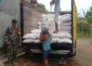Babinsa Koramil 421-06/Natar Laksanakan Monitoring Distribusi Pupuk Subsidi