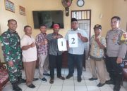 Babinsa Koramil 421-06/Natar Hadiri Kegiatan Penetapan DPT dan Pengundian Nomor Urut PAW Kades Desa Trimulyo