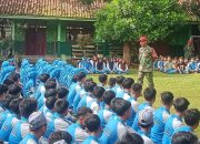 Wujudkan Generasi Berkarakter, Koramil 421-06/Natar Berikan Pembinaan Mental di SMAN 1 Tegineneng