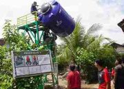 Detik-Detik Toren Air Mengudara! Harapan Baru Warga Gunung Sari Diangkat ke Langit