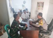 Sinergi TNI-Polri, Babinsa dan Bhabinkamtibmas Perkuat Komsos Bersama Aparatur Desa