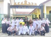 Babinsa Koramil 421-06/Natar Jadi Pembina Upacara di SMPN 6 Natar, Tanamkan Disiplin dan Wawasan Kebangsaan