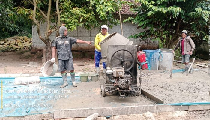 Jalan Rabat Beton di Dusun Kaliasin II Dikebut, Warga Kalisari Sambut Harapan Baru