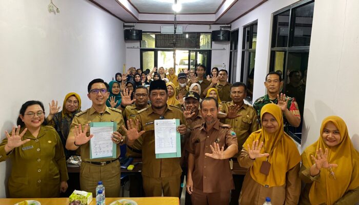 Babinsa Koramil 421-06/Natar Hadiri Lokakarya Mini Lintas Sektoral, Perkuat Sinergi Pelayanan Kesehatan
