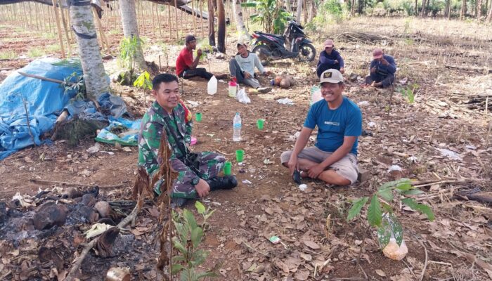 Babinsa Baru Desa Rulung Mulya Langsung Turun ke Warga, Perkuat Kedekatan dan Jaga Kondusivitas Wilayah