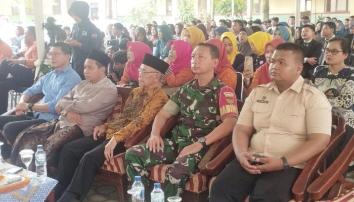 Babinsa Koramil 421-06/Natar Hadiri Pelepasan Siswa SMP Swadhipa 1, Wujud Kepedulian TNI terhadap Generasi Muda