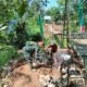 Koramil 421-07/Sidomulyo Bersama Warga Wujudkan Jembatan Perintis Garuda, Harapan Baru Penghubung Dua Dusun di Bandar Dalam