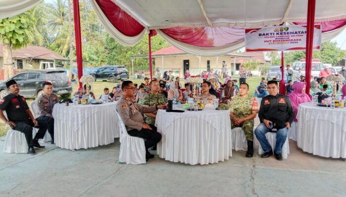 Sinergitas TNI-Polri untuk Negeri, Koramil 421-06/Natar Meriahkan Bakti Kesehatan HUT Bhayangkara ke-80