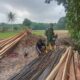 Babinsa Koramil 421-06/Natar dan Warga Bahu Membahu Bangun Jembatan Perintis Garuda, Wujudkan Harapan Ribuan Jiwa di Lampung Selatan
