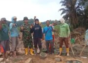 Sertu Ahmad Anuar Jadi Motor Penggerak, Pembangunan Jembatan Garuda Satukan Semangat Warga