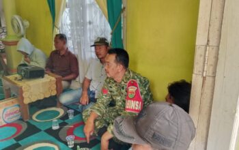 Babinsa Sukadamai Kawal Pengusulan Bantuan IRPIP, Dukung Ketersediaan Air bagi Lahan Pertanian