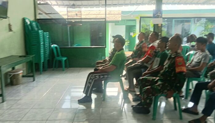 Koramil 421-06/Natar Gelar Nobar Piala Dunia, Pererat Kebersamaan TNI dan Masyarakat