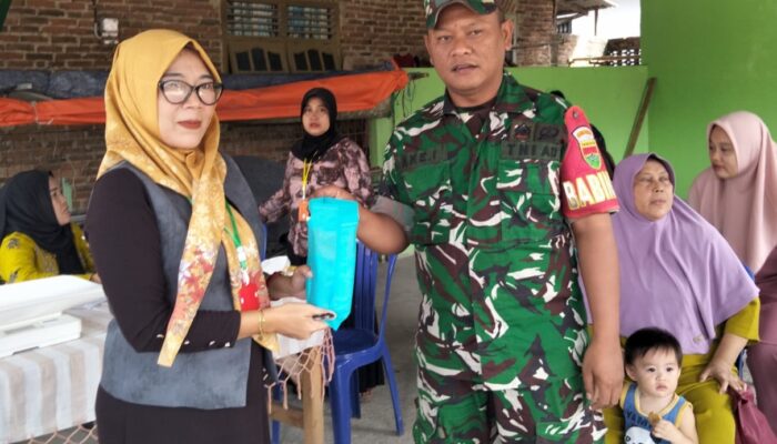 Melalui Posyandu, Babinsa Branti Raya Dorong Generasi Sehat dan Berkualitas