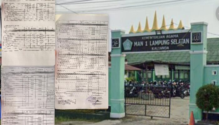 Hampir setengah dana komite MAN 1 Lampung selatan Dialokasikan untuk honor dan insentif, Sejumlah pertanyaan masih menunggu penjelasan