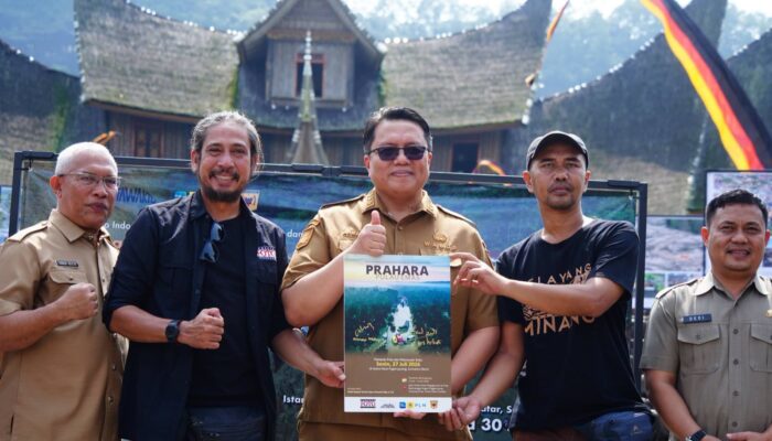 Wakil Bupati Tanah Datar Buka Pameran Prahara Pulau Emas, Ajak Masyarakat Belajar dari Tragedi Bencana