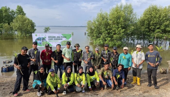 Satukan Penggiat Mangrove, Forum Mangrove Merbau Resmi Terbentuk, Tanam 200 Bibit Mangrove