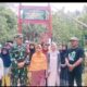 Jembatan Perintis Garuda Rampung 100 Persen, Babinsa Bandar Dalam Dampingi Pembangunan Hingga Tuntas