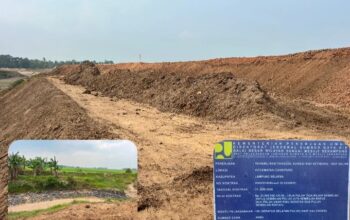 Diduga Gunakan Sedimen Tanah dan Batu Lama, Proyek Rehabilitasi Tanggul Way Ketibung–Way Sulan Dipertanyakan