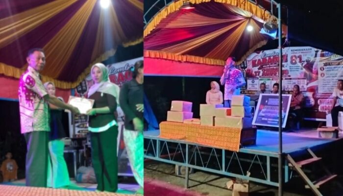 Penutupan Lomba Karaoke dan Hiburan Rakyat dalam Rangka Perayaan HUT RI ke-81 Desa Tambak Berlangsung Meriah dan Penuh Kebersamaan