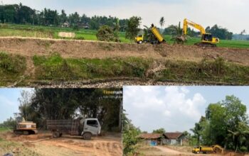 Cawe-Cawe Material Proyek Tanggul Way Ketibung–Way Sulan, Nama Kades HM dan WTO Mencuat