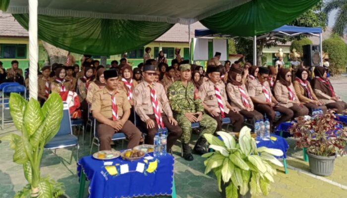 Lewat Pramuka OTP Swadhipa, Babinsa Bumisari Bentuk Karakter Generasi Muda