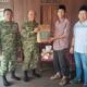 Jelang HUT ke-81 TNI, Babinsa Koramil 421-06/Natar Pererat Silaturahmi dengan Tokoh Adat