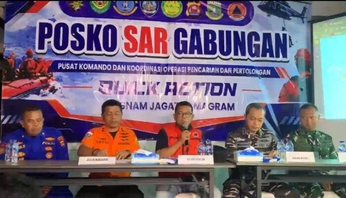 Tim SAR Gabungan Perluas Pencarian Delapan Penumpang Speedboat Hilang Kontak di Selat Sunda 
