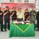 Perkuat Sinergi, Senkom Natar Sambangi Koramil 421-06/Natar di HUT ke-81 TNI